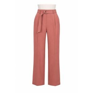 Alfani Mauve Belted Straight Leg Pants - Size 6 - NWT